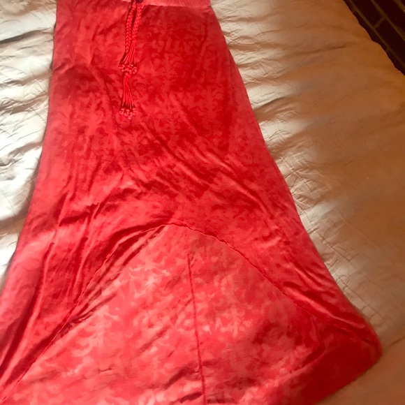 Boho hi lo burn out maxi skirt - Picture 3 of 8